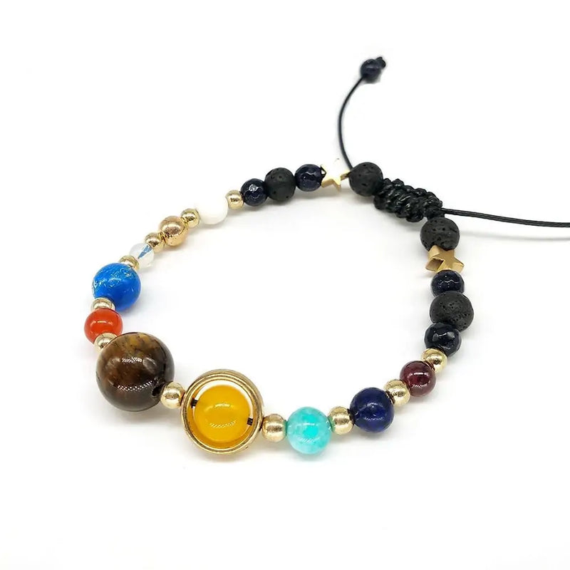 Planets Natural Stone Bracelet