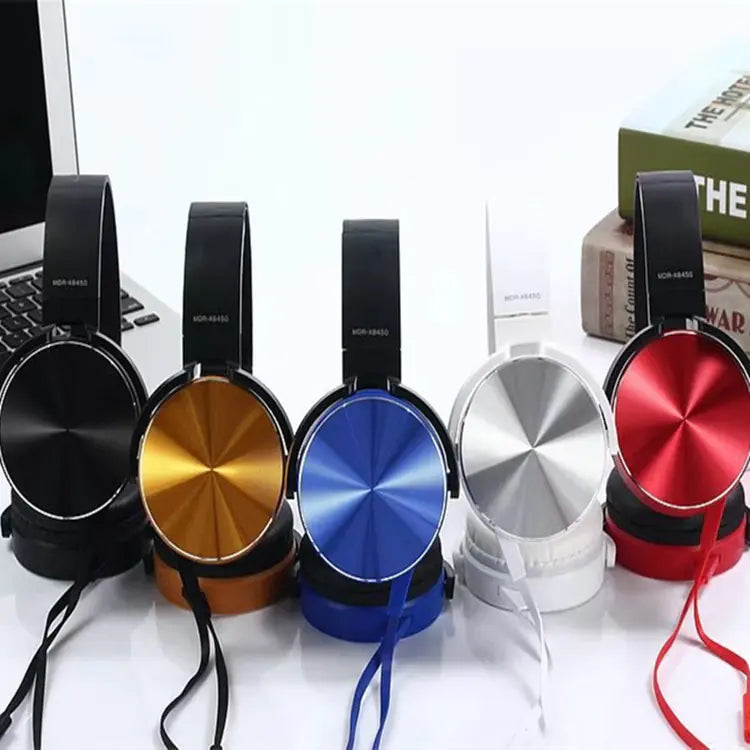 XB-450 Wired Headphones with Inline Control for Gaming