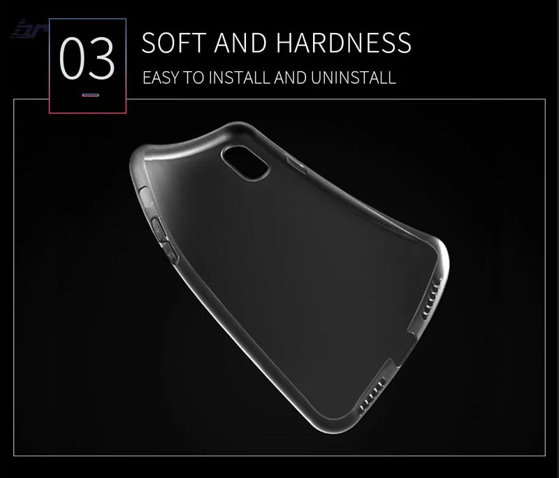 Luxury Ultra Thin PC Slim Transparent Back Cover Case