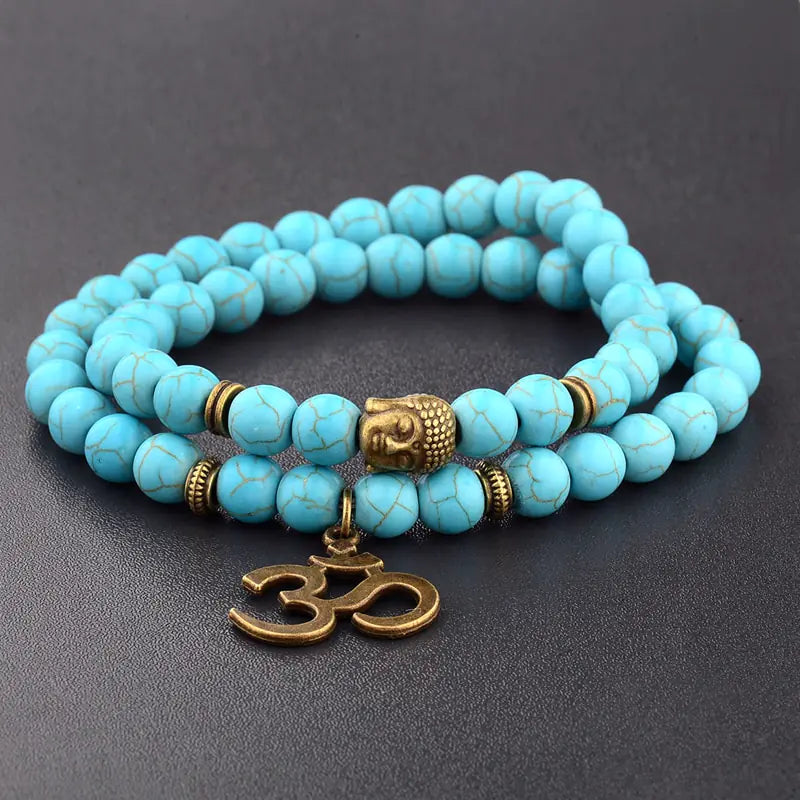 Charm Retro Buddha Bead Bracelet