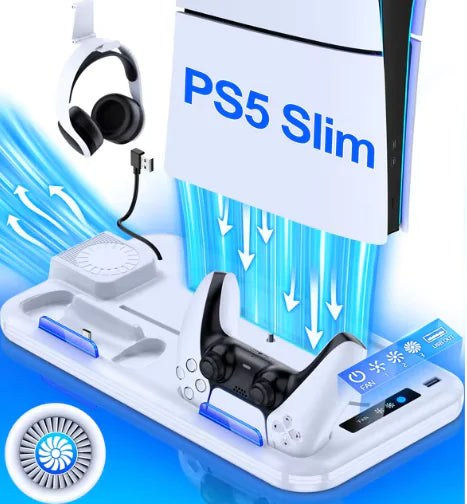 Slim Stand PS5 Controller Cooling Station