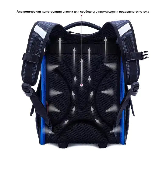 Orthopedic 3D Football Backpack for Boys