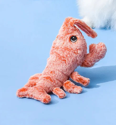 Electric Jumping Shrimp Pet Toy with USB Charging