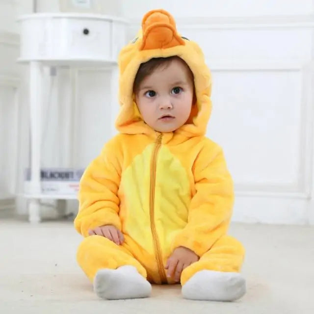 Animal Cartoon Hooded Jumpsuits