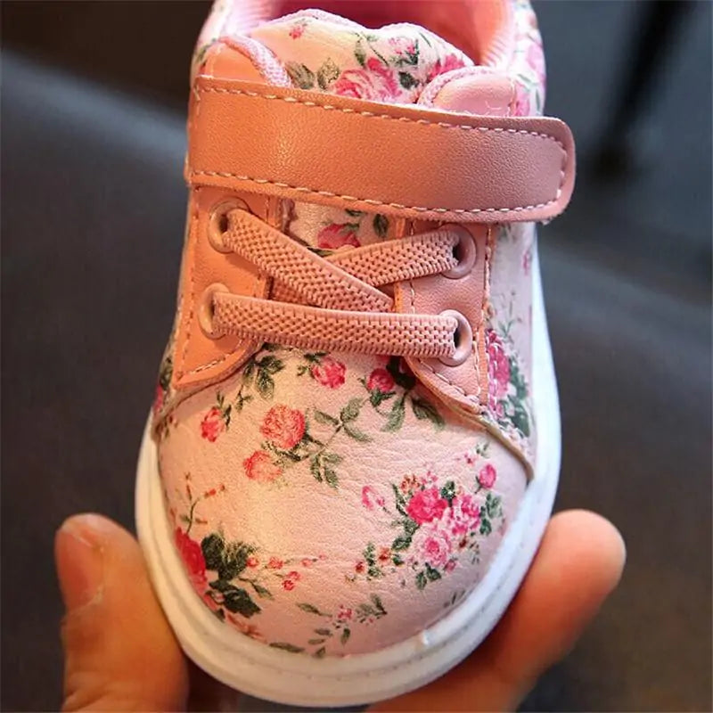 Step Back in Style with Retro Hip Floral Sneakers