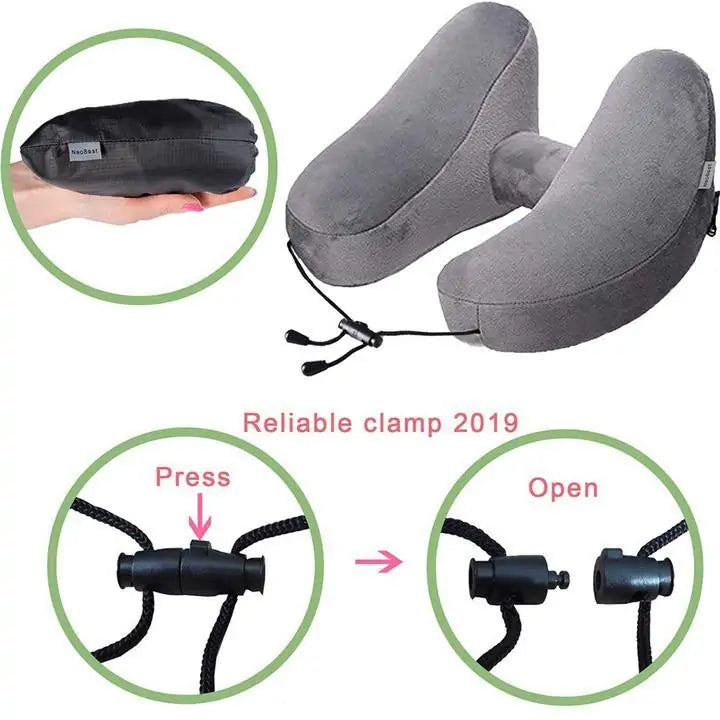 TravelBuddy - Hooded Inflatable Transport Pillow