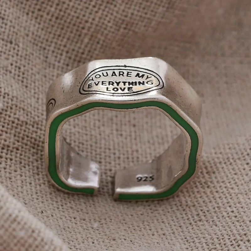 "You are my everything love" Ring