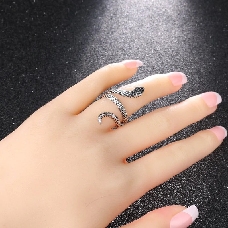 Silver Plated Snake Rings