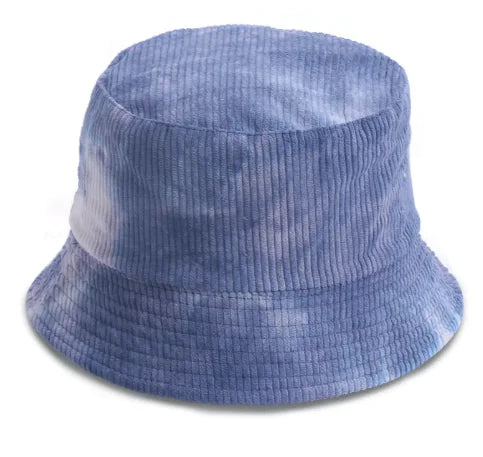 Corduroy Tie-Dye Fisherman Hat