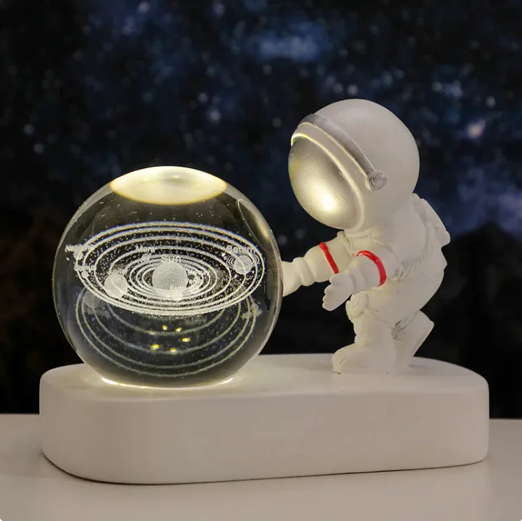 Galactic Dreams Astronaut Night Light