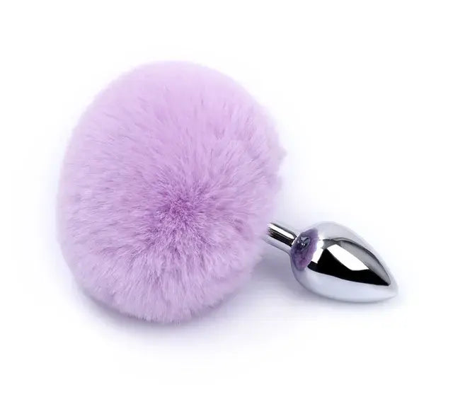 Metal Fox Tail Anal Plug Set