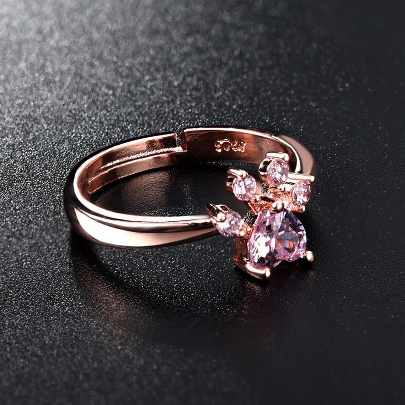 Claw Rose Gold Rings