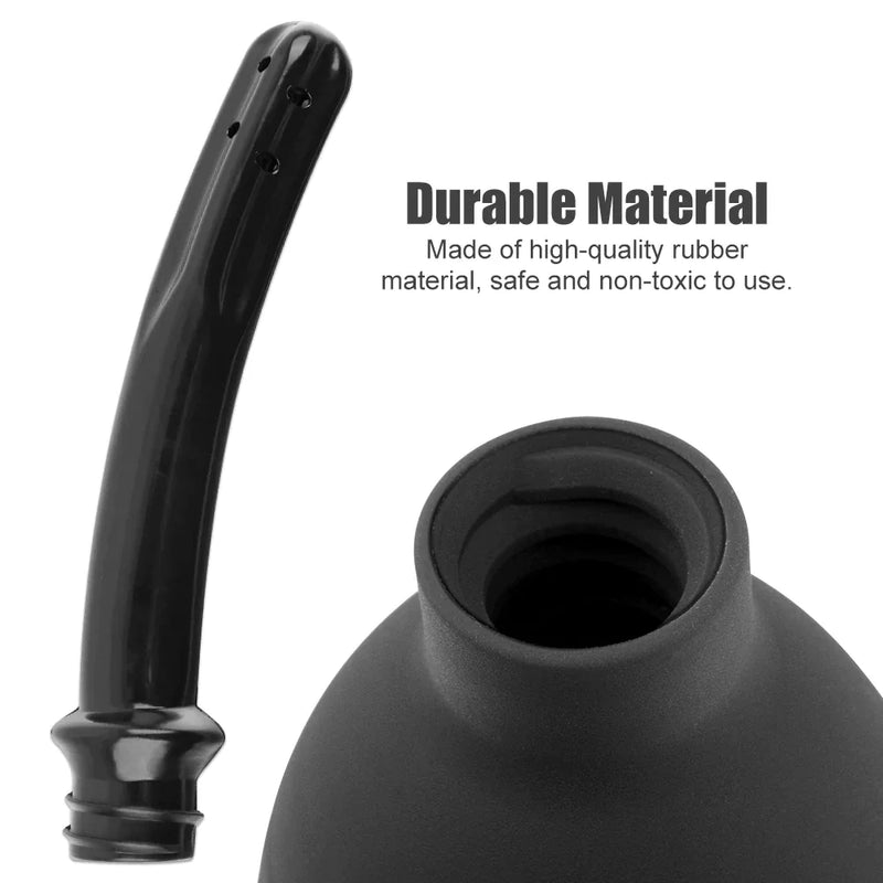 310ml Anal Vaginal Bulb Douche Colonic Irrigation Rubber Enema Bag Cleaner Kit