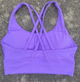 Women Cross Back Fitness Sport Bra