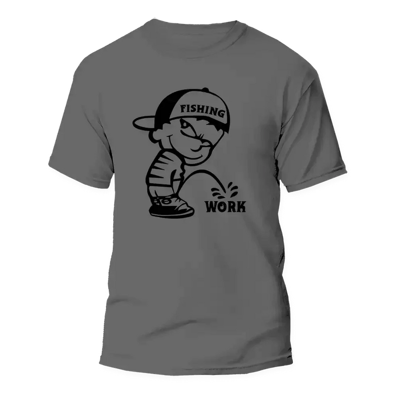 Fishing And Work Man T-Shirt