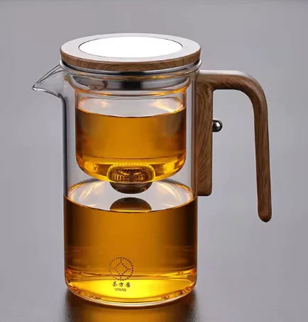 Tea and Water Separation Flowing Cup (Single Piece)