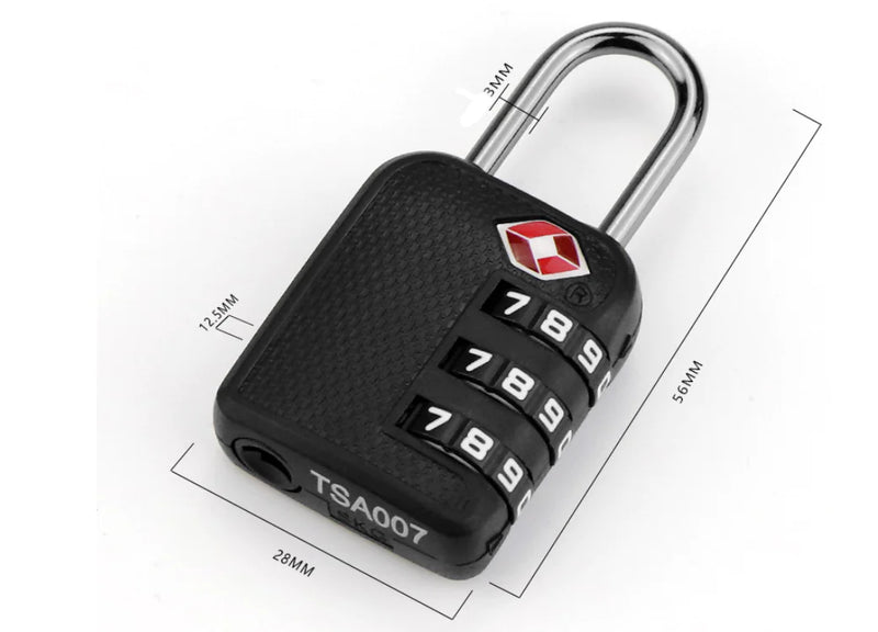 TSA Travel Lock with Zinc Alloy for Luggage (SKG539B)