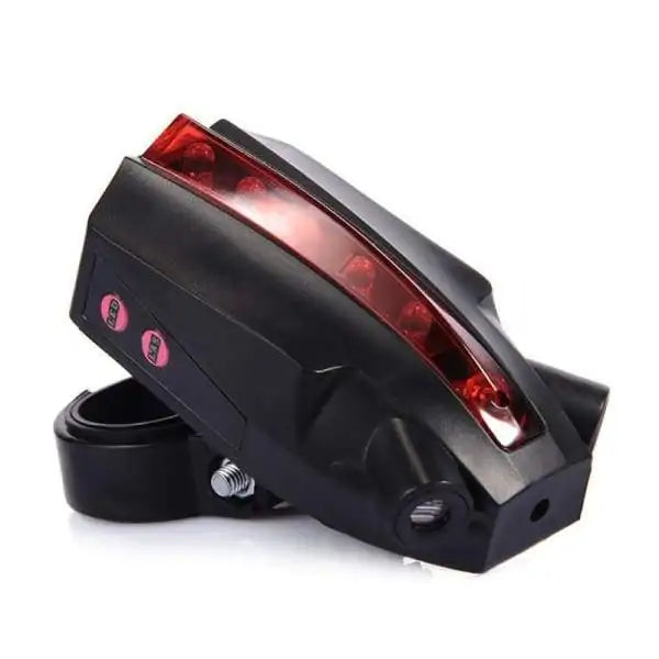 High Visibility LED Laser Bike Light