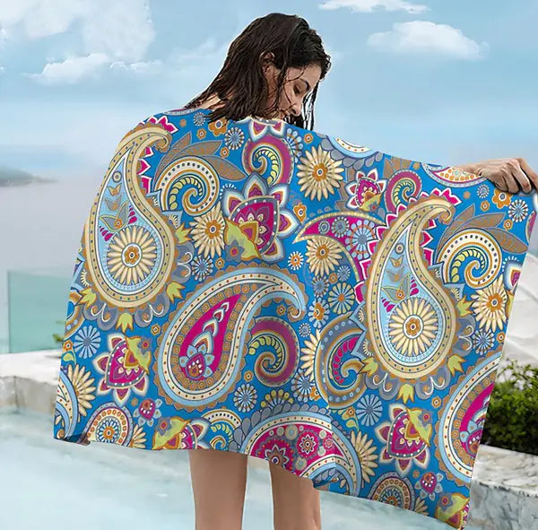 Paisley Print Flex Towel