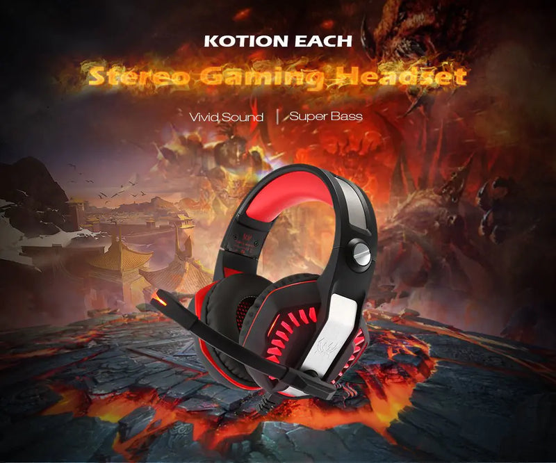 G2000 V2 Gaming Headset with Microphone for PC