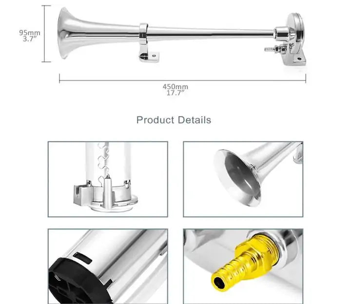 Train Horn With Air Compressor