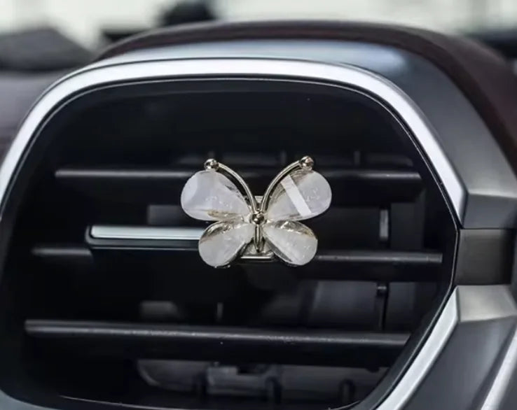 Butterfly Car Air Freshener Clip - Natural Fragrance Aromatherapy for Air Vents