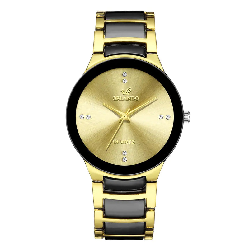 High Quality Men Stainless Steel Quartz Watch