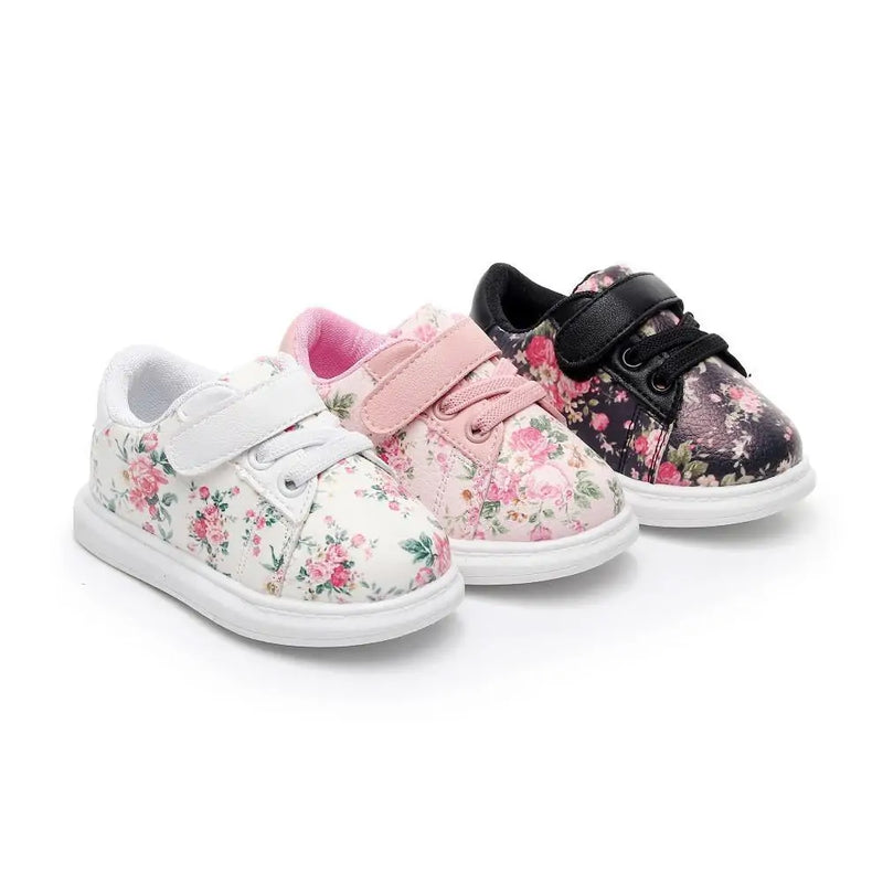 Step Back in Style with Retro Hip Floral Sneakers