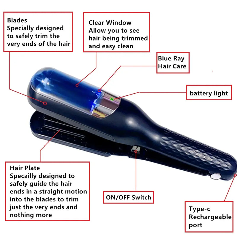 Rechargeable Cordless Split Ends Trimmer