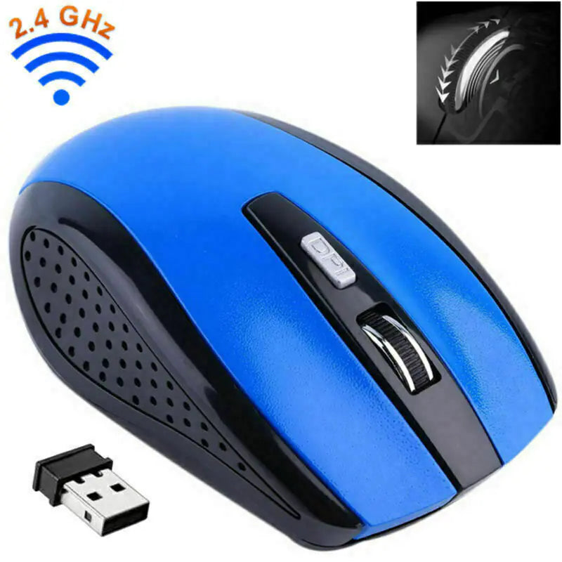 2.4GHz Wireless Optical Mouse Mice & USB Receiver For PC Laptop Computer DPI USA