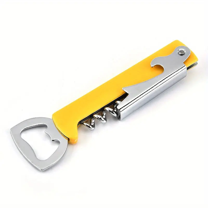 Bottle Opener Keychain Corkscrew for Wine and Beer
