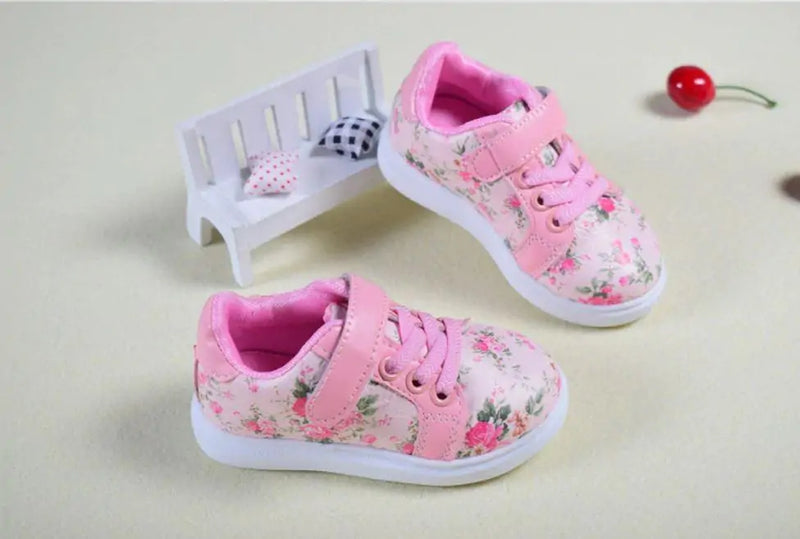 Step Back in Style with Retro Hip Floral Sneakers