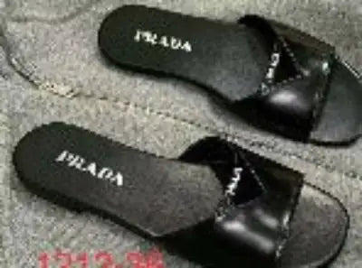 Prada Logo Sandals