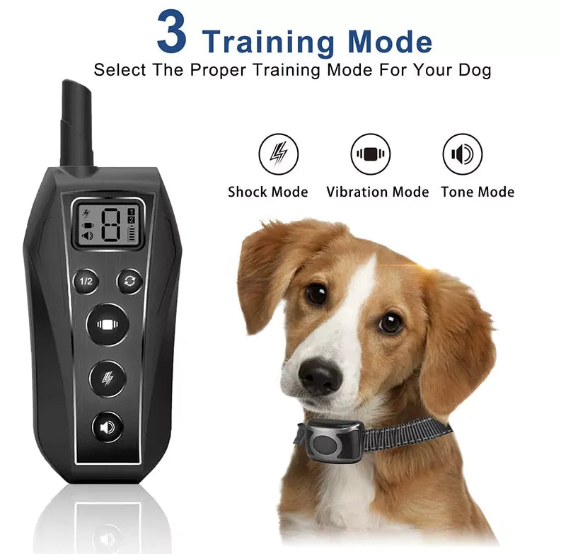 650 YD Remote Dog Training Shock Collar Waterproof for Small Medium Large Dogs