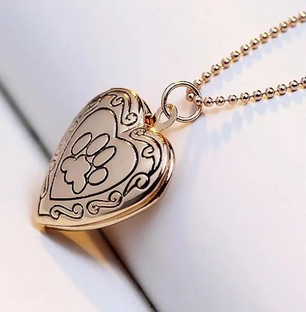 Paw Heart Locket