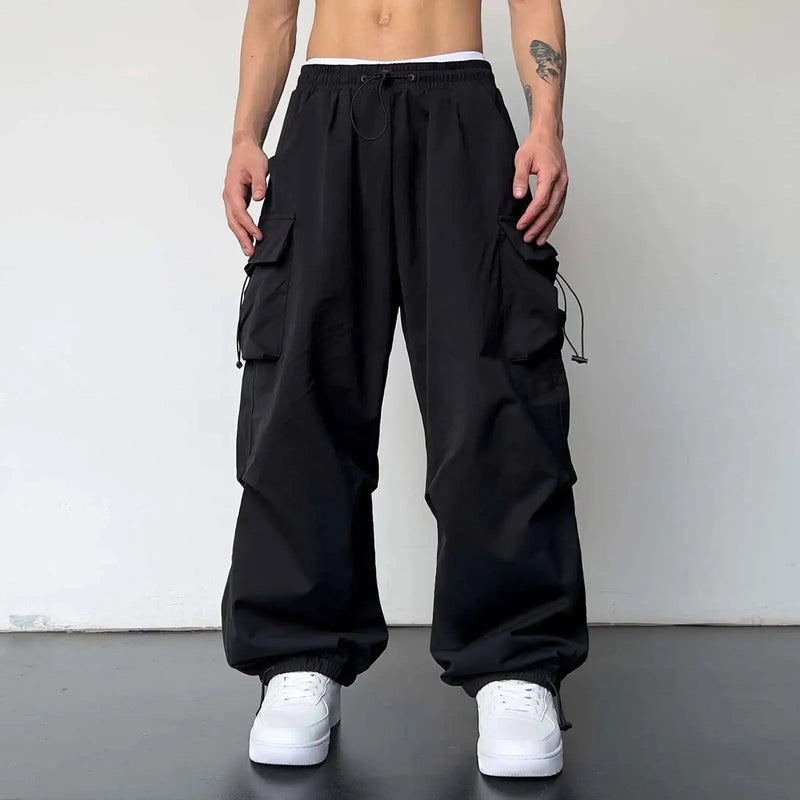 Harajuku Cargo Parachute Pants