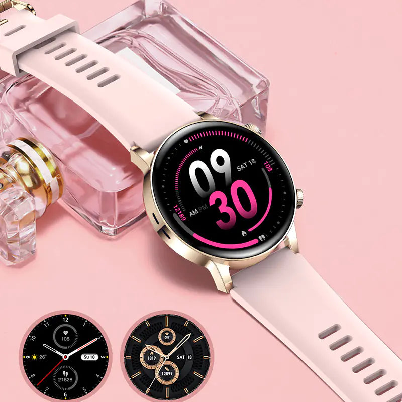 Bluetooth Smart Watch for Women with AMOLED Display