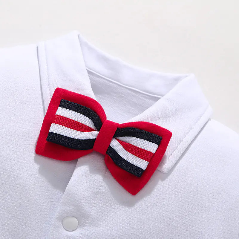 Gentleman Outfit for Baby Boys - Cotton Onesie Suit