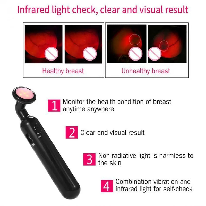 Infrared Breast Examination Self Check Torch