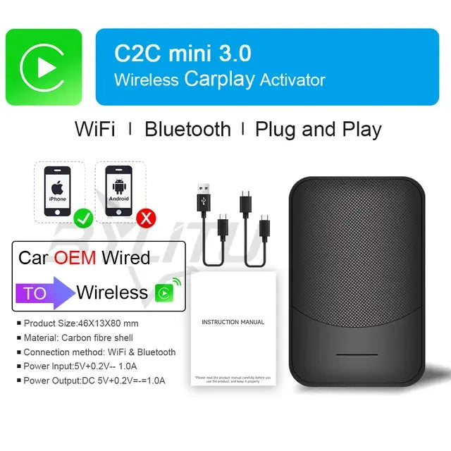 Wireless CarPlay Activator For OEM Car Screens