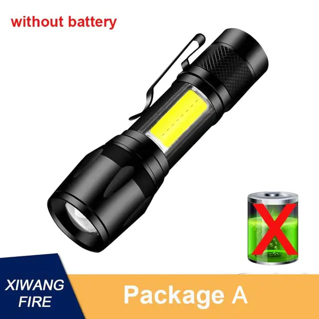 Multifuction Portable USB Rechargeable Pocket Work Light Mini LED Keychain Light