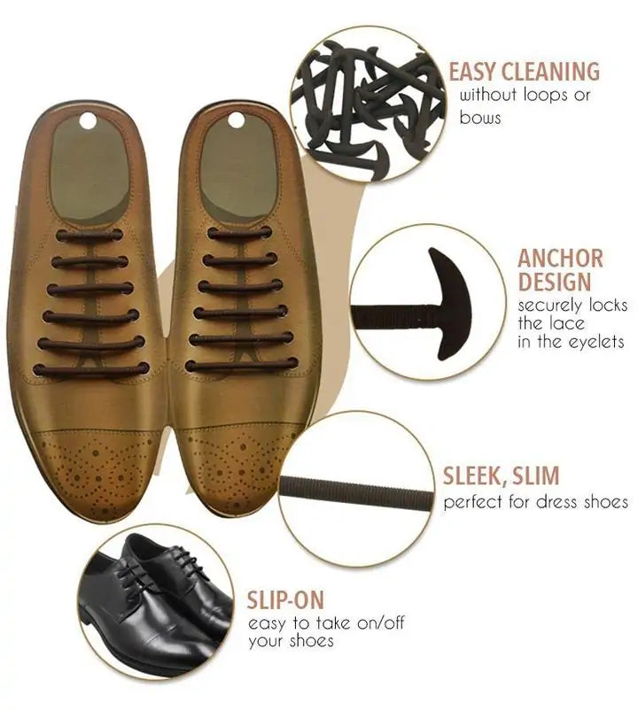 Lazy Shoe Lace For Leather Shoes