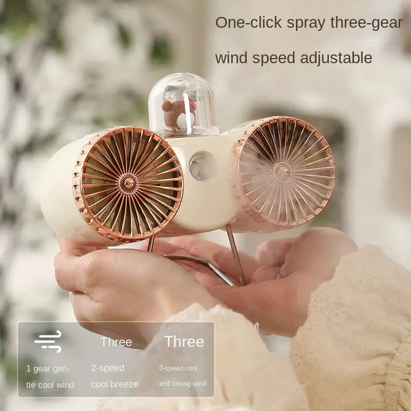 Portable Handheld USB Rechargeable Mini Cooling Fan