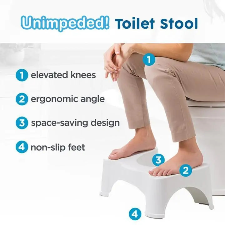 Ultimate Foldable Bathroom Toilet Stool