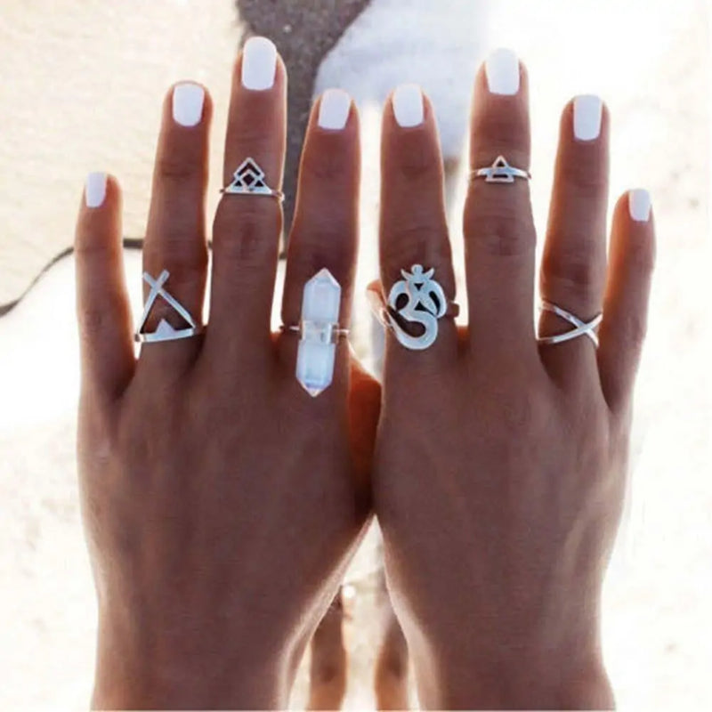 Gypsy Bohemian Ring Set