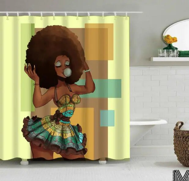 Bathroom Curtain, Drapes, and Shower Curtain