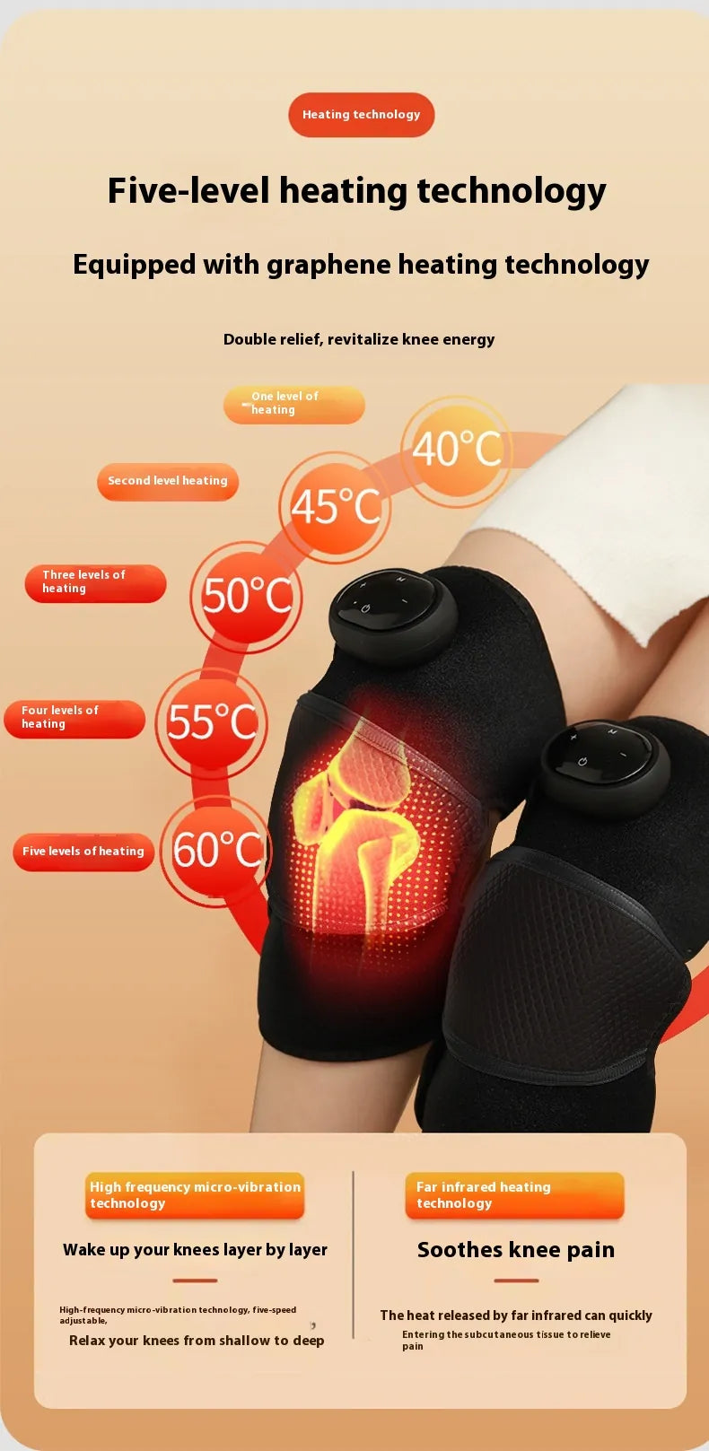 Electric Heated Knee Massager