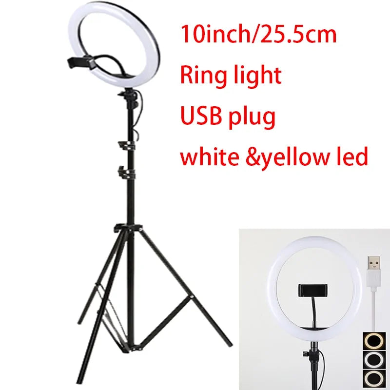 USB Charging New Selfie Ring Light