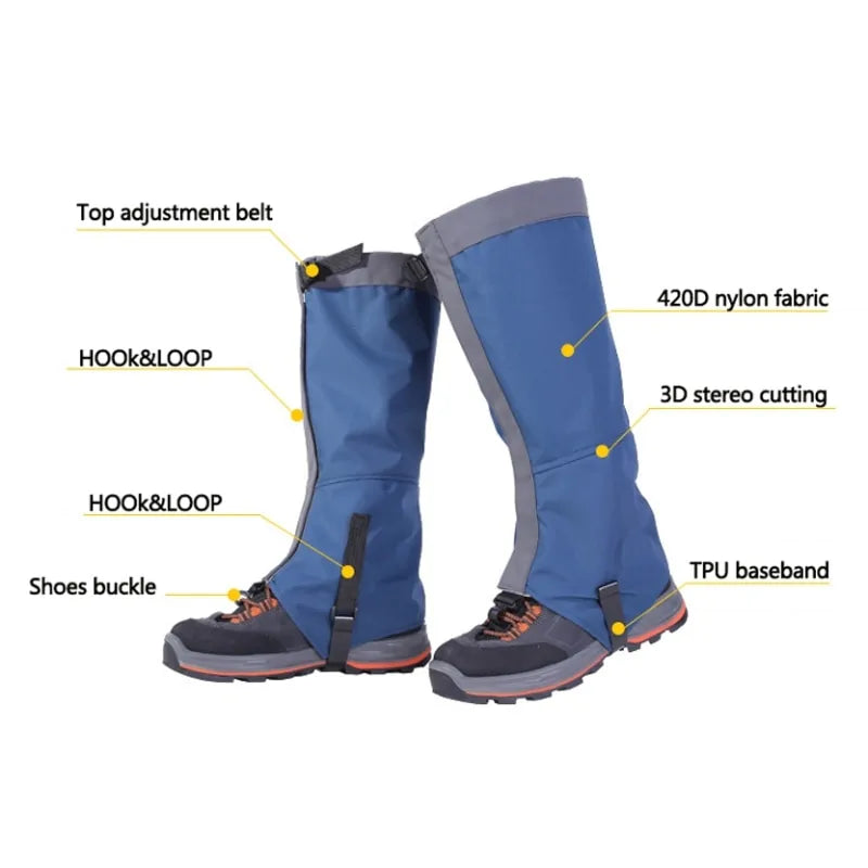 Outdoor Snow Kneepad Skiing Gaiters