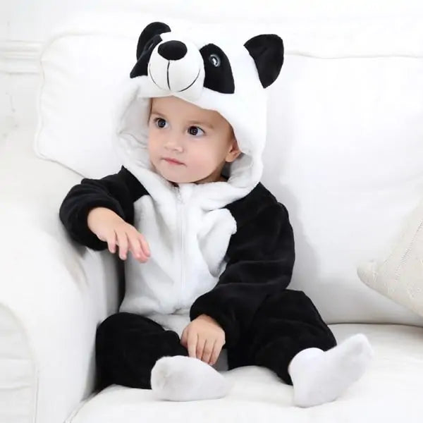 Animal Cartoon Hooded Jumpsuits